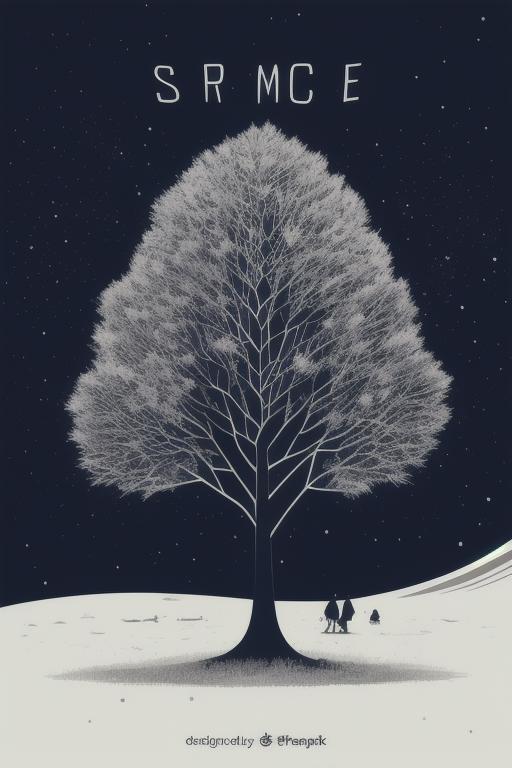 09034-1130589998-a spruice tree in a winter landscape, tshirt design, rzminjourney, vector-art. style of Petros Afshar, (masterpiece,best quality.png